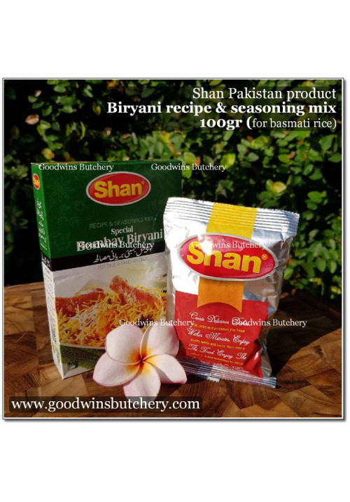 Curry powder INDIAN BIRYANI BRIYANI BOMBAY for basmati rice 100g Shan Pakistan (Exp. 17/05/2022)